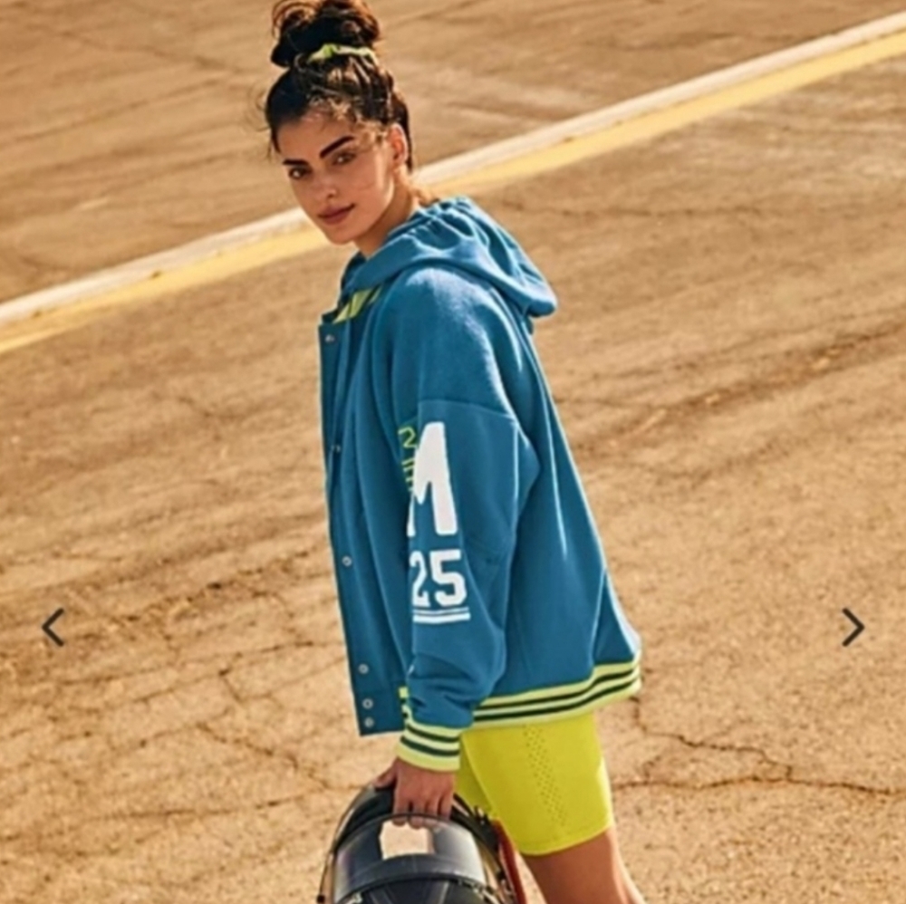 Free People Post Up Graphic Hoodie